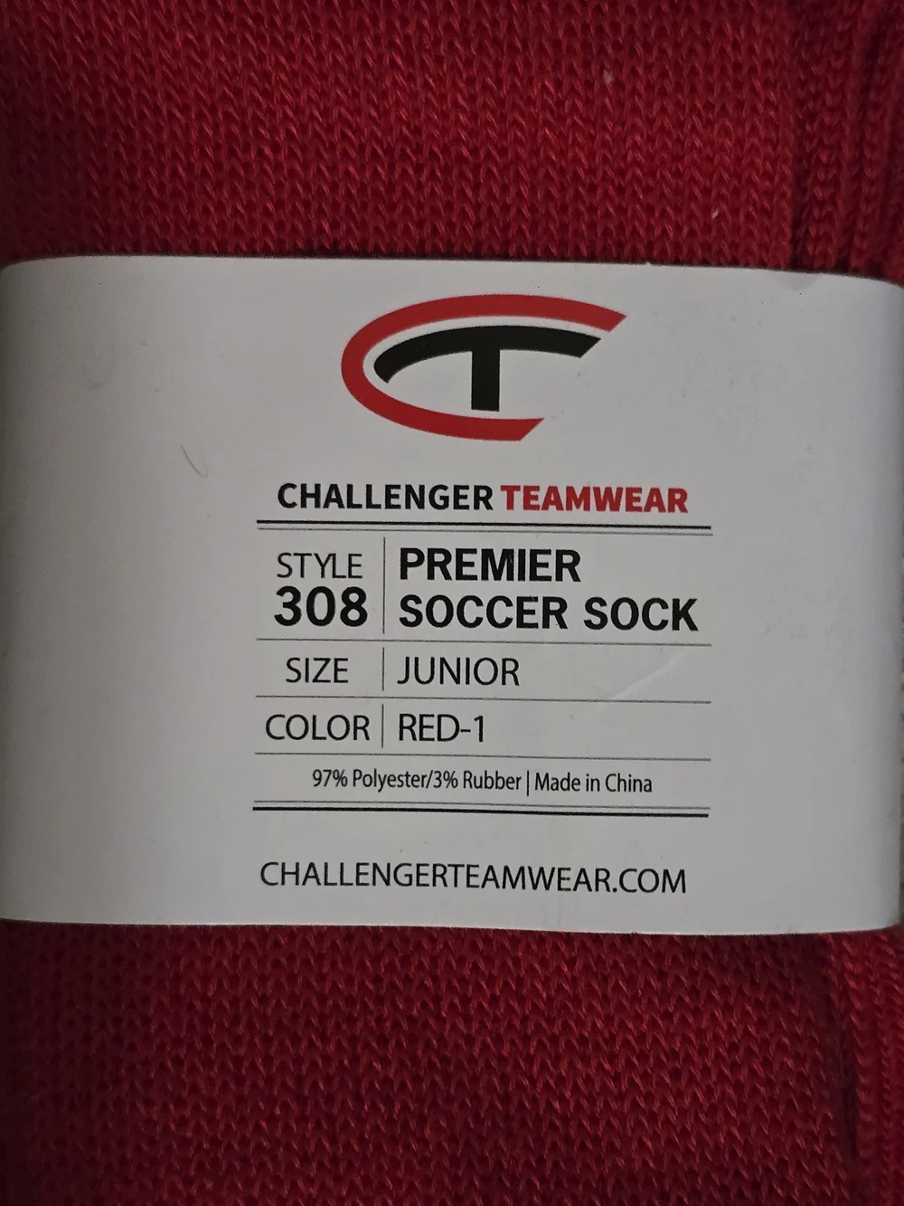 Kids Crew Soccer Socks - Red, Green, Blue, Black